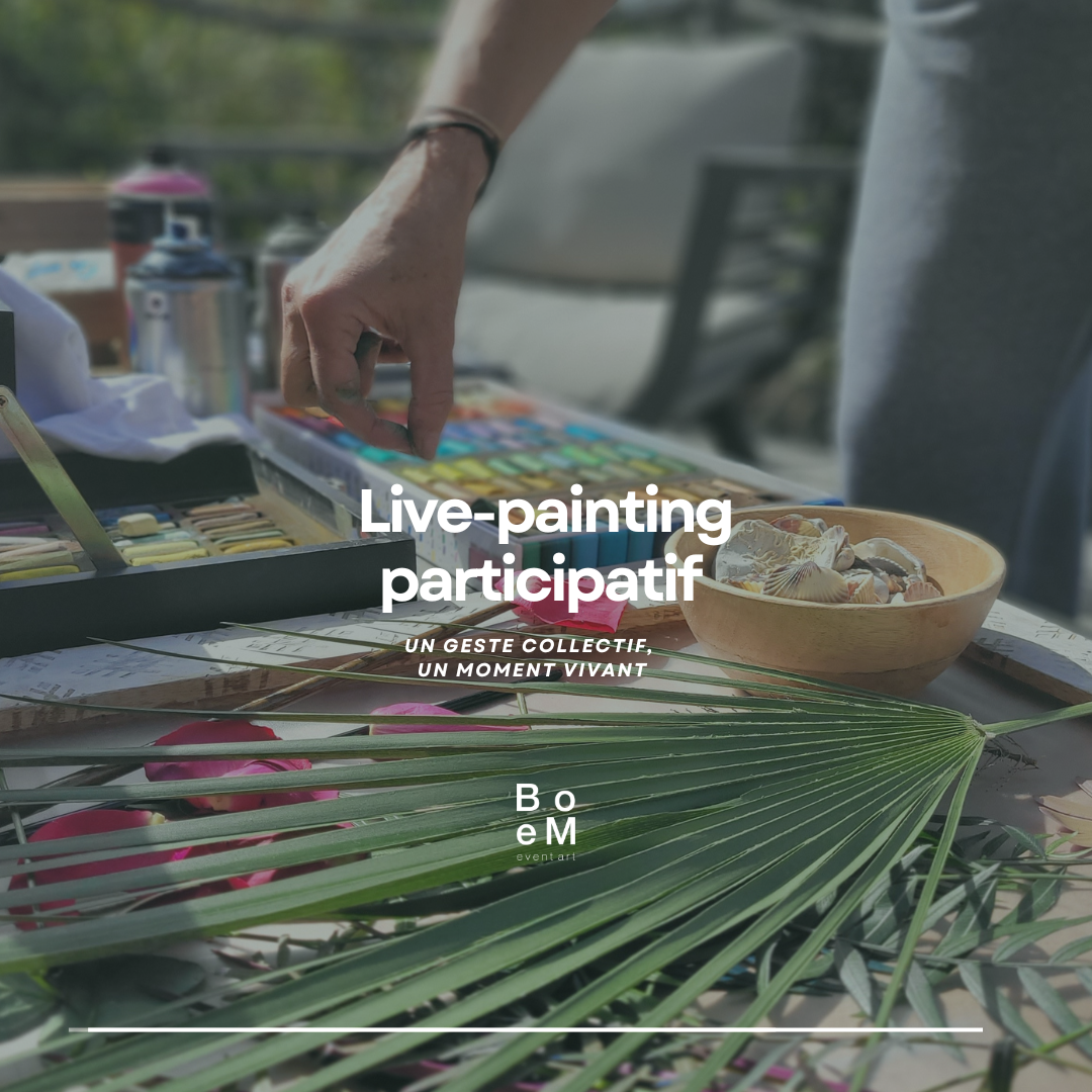 live-painting participatif BoeM