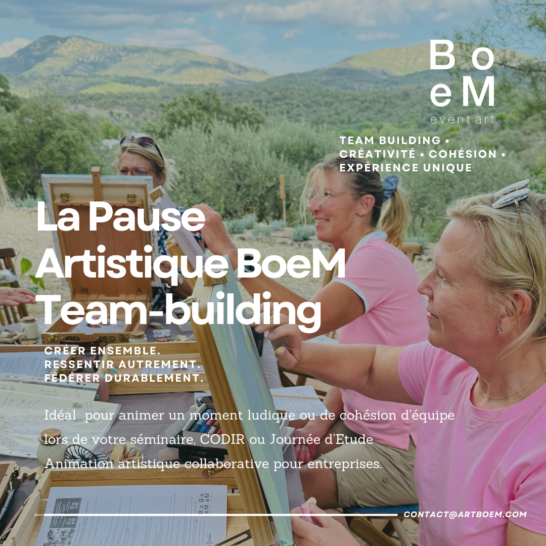 la Pause Artistique BoeM team building