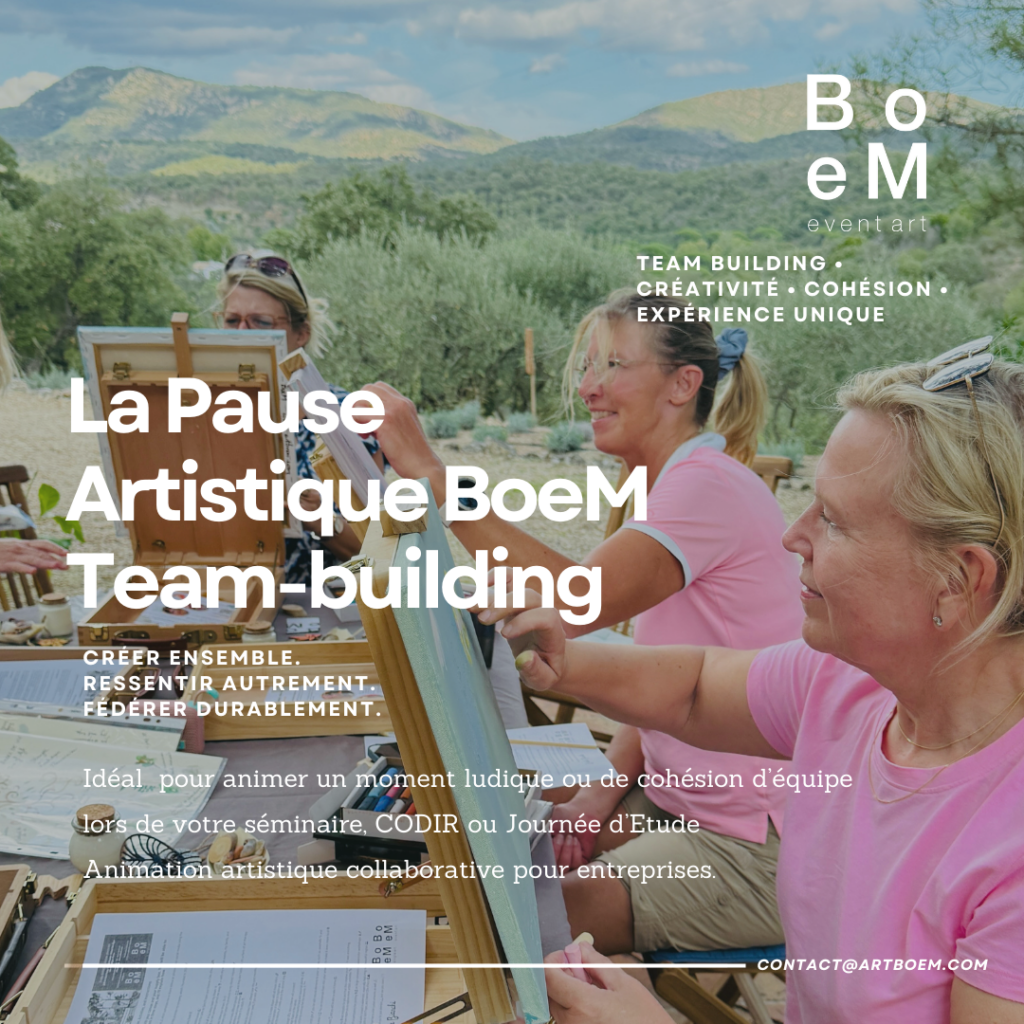 BoeM Event Art – Animations artistiques entreprises Côte d’Azur