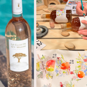 • Peindre une bouteille au cœur des vignes