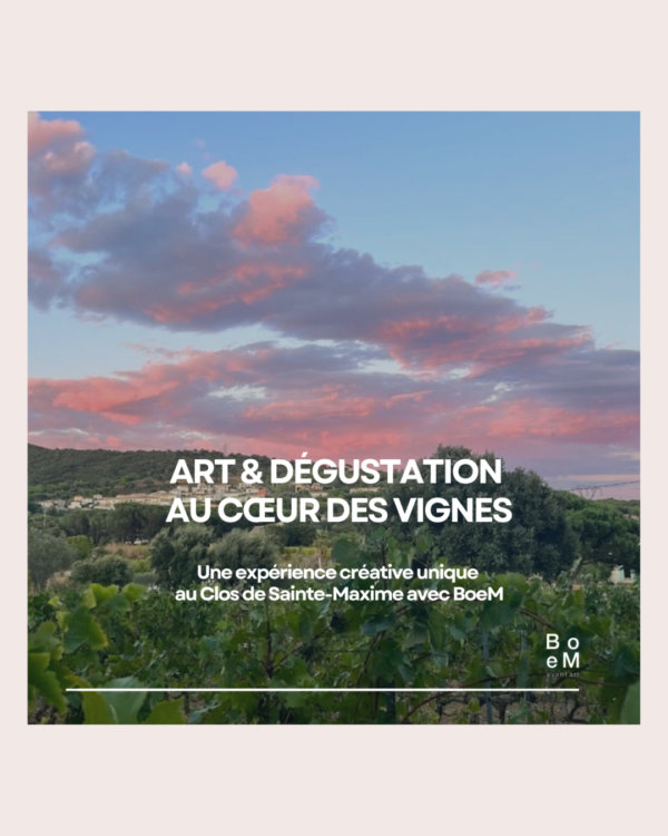 Expérience Art & Vin Créer sa bouteille de vin