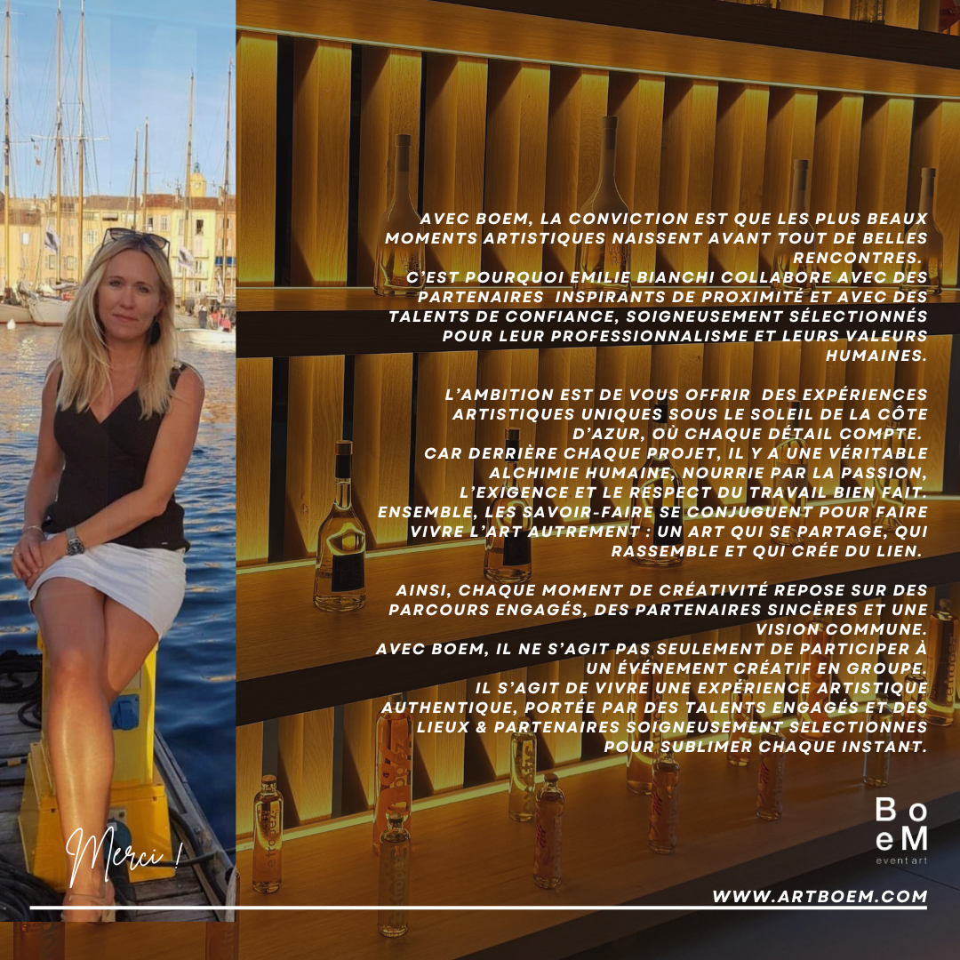 Une expérience créative inspirée par la Méditerranée.