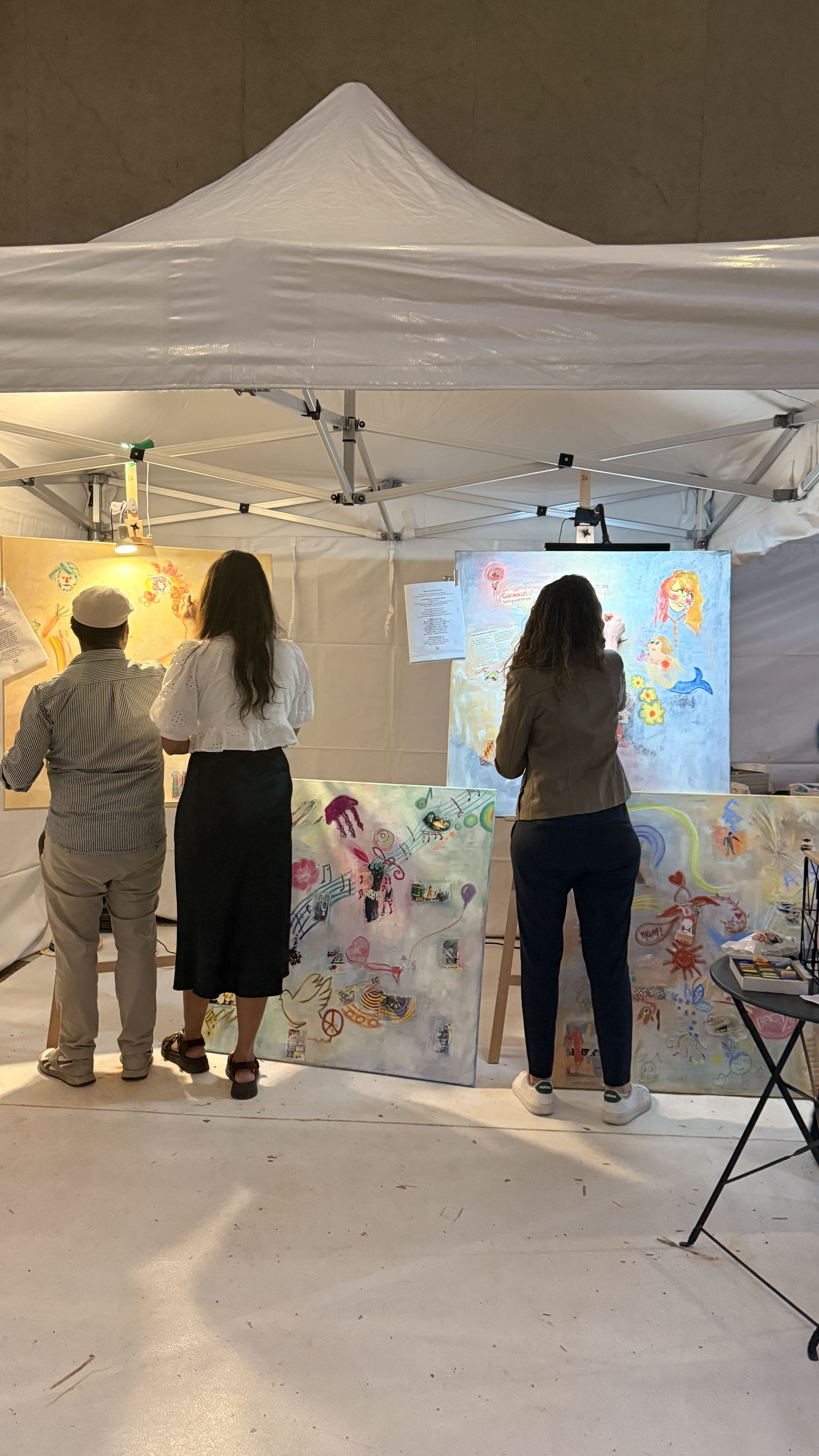 Live Painting participatif immersif BoeM lors d’un événement d’entreprise de la Direction régionale Sud-Est
