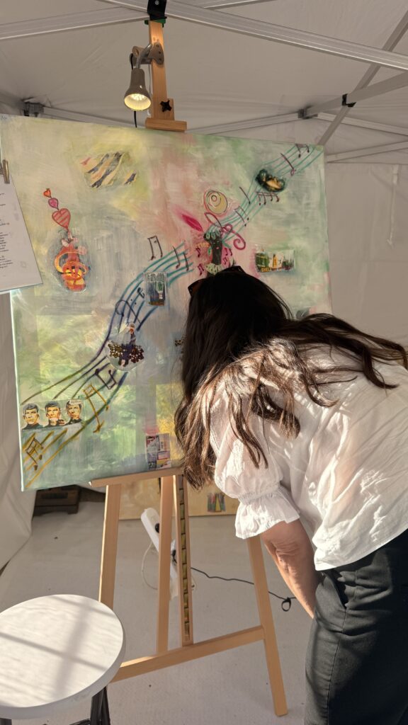 Live Painting participatif immersif BoeM lors d’un événement d’entreprise de la Direction régionale Sud-Est